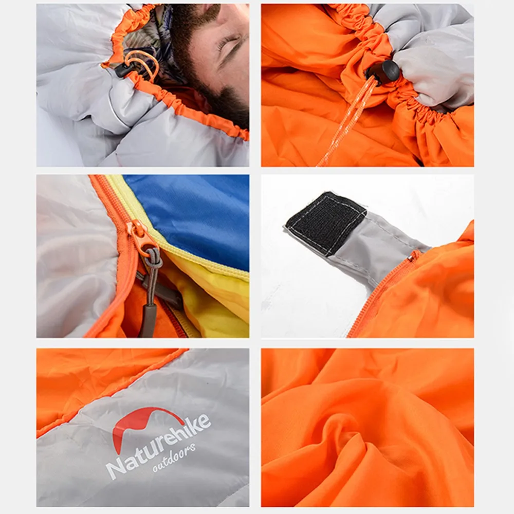 Теплые палатки спальный мешок хлопка Материал сверхлегкий для взрослых Пеший