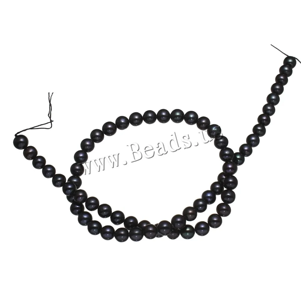 

Cultured Potato Freshwater Pearl Beads Black Grade A 6-7mm Approx 0.8mm Sold Per Approx 15 Inch Strand
