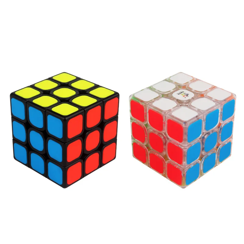 Черный Kylin V2 3x3x3 высокоскоростной волшебный куб Твист Головоломка 3x3 Yuxin 55 5 мм