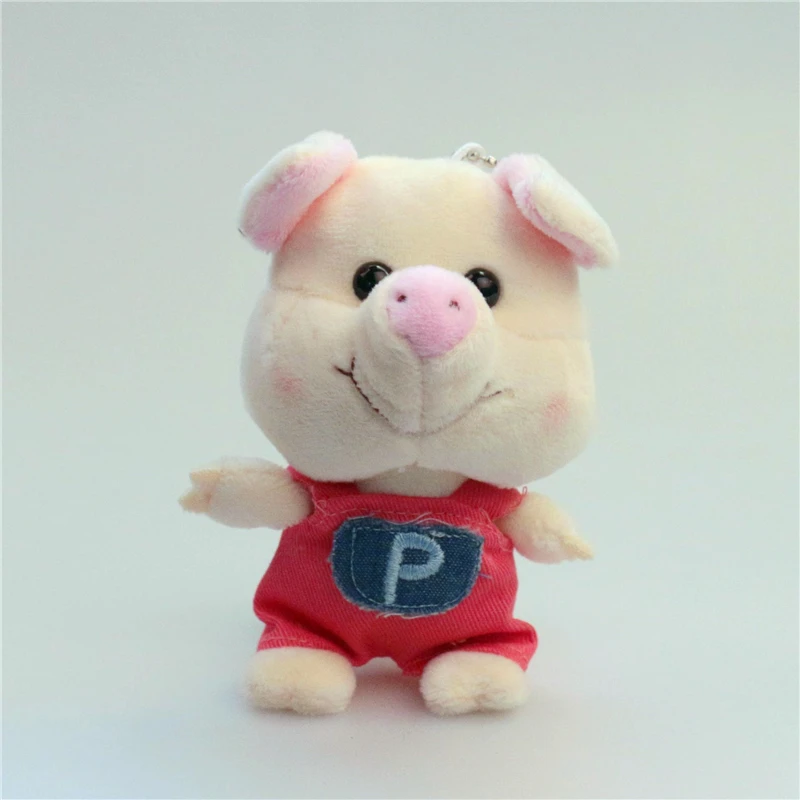 

Pig Plush Toys Stuffed Animals Cute Kawaii Small Birthday Gifts For Girls Buckle Keychain Small Pendant HANDANWEIRAN
