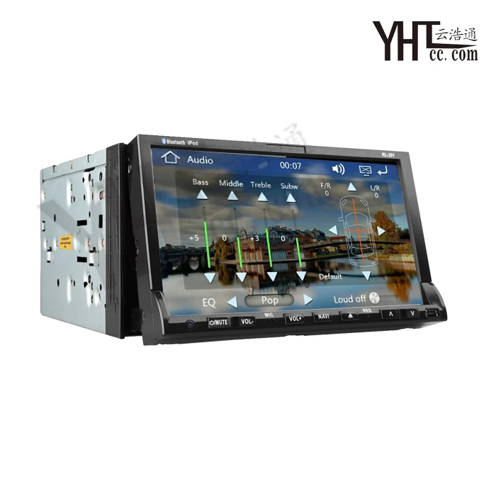 Беспроводная Камера Заднего Вида Двухместный 2 Din Car PC Tablet GPS Навигации для Nissan Qashqai
