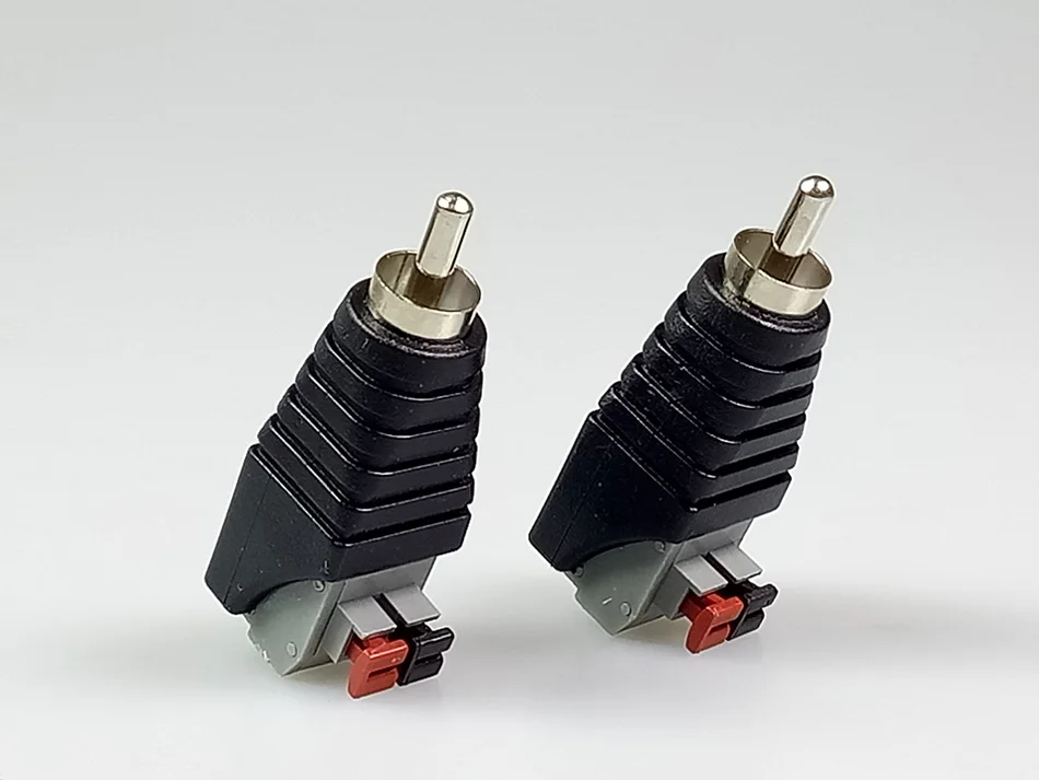 ESCAM 10 шт./лот RCA AV Balun Разъем разъем винтовой терминал нажимной Тип CAT5 для камеры
