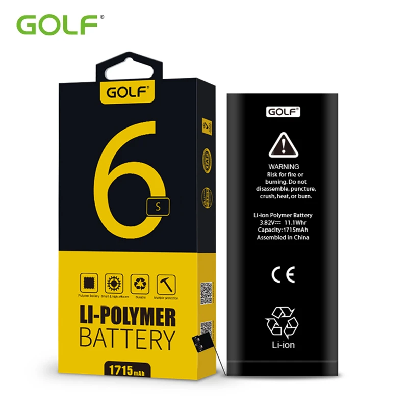 GOLF 1715mAh аккумулятор для iPhone 6S, сменные батареи для iPhone6S, аккумулятор для телефона+ инструменты для установки