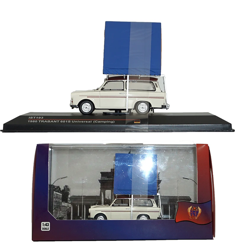 1:43 IST MODELS IST193/188 трабант 601S лимузин (Кемпинг) 1980DIE литая Игрушечная модель