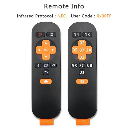 ИК пульт дистанционного управления 12 клавишная Плата развития Firefly RK3288 и FirePrime