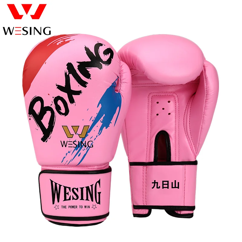 Wesing Sports боксёрские перчатки для спарринга Muay thai боевые искусства боксерские