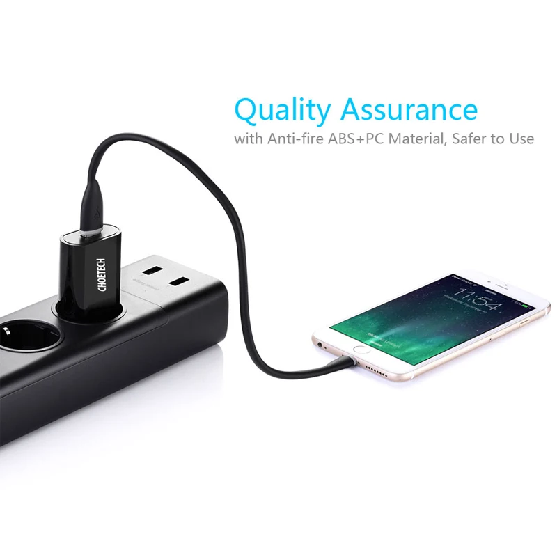 CHOETECH Зарядное устройство USB 12 W зарядное для мобильного телефона включения в