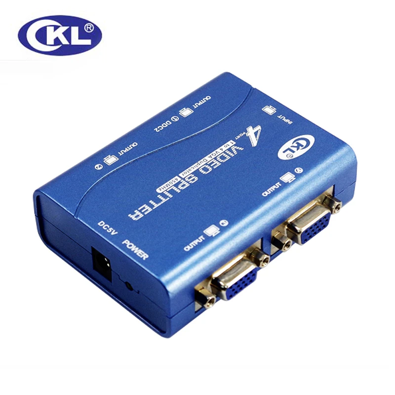 Разветвитель VGA на 4 порта 1 в 450 МГц 2048*1536 порт Sup s DDC DDC2 DDC2B|4 port vga splitter|port vgasplitter |