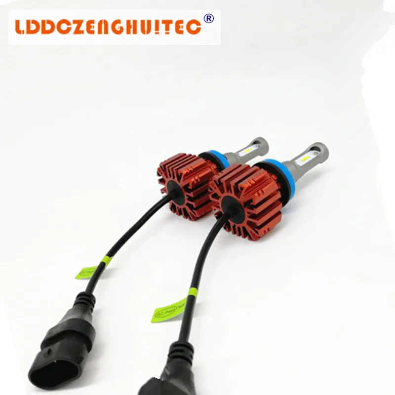 LDDCZENGHUITEC H4 H7 H13 H11 H1 9005 9006 CSP 40 Вт лм все в одном Автомобильные светодиодные передние