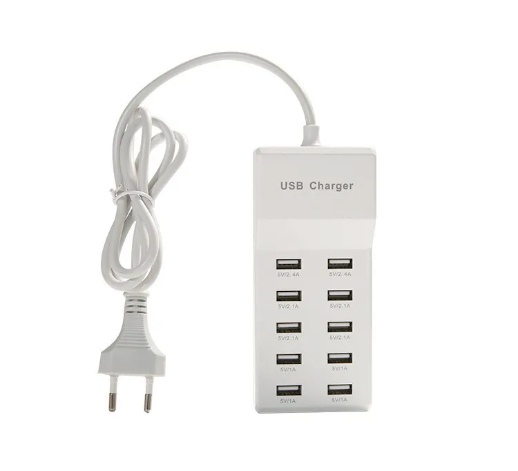 Tinhofire 10 Port Smart USB Charger Hub EU US Charger 5V 2.1A for Smartphone Tablet PC Iphone ipad mobile phone
Tinhofire 10 Port Smart USB Charger Hub EU US Charger 5V 2.1A for Smartphone Tablet PC Iphone ipad mobile phone