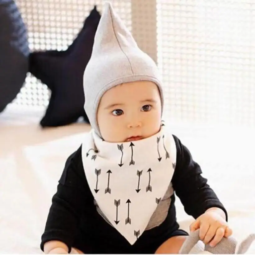 1-3 Year old girl boy baby bibs cotton bandana double-sided available use eating feeding Bib towel baberos #JD825 | Детская одежда и
