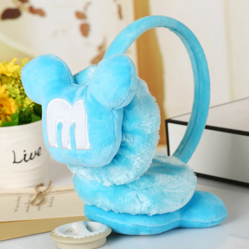 2018 новые зимние теплые милые плюшевые наушники с милым кроличьим мехом для