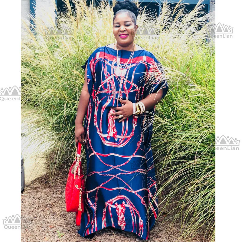 2018 свободный размер Модное шифоновое супер африканская свободная длинная