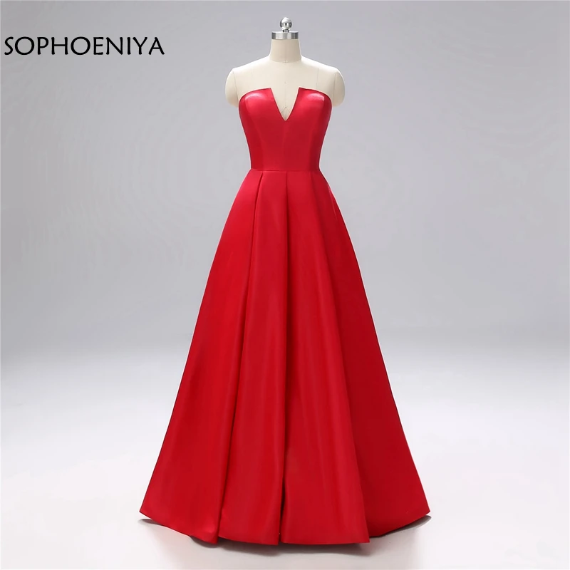 Новое поступление красное вечернее платье длинное ever pretty официальное вечерние