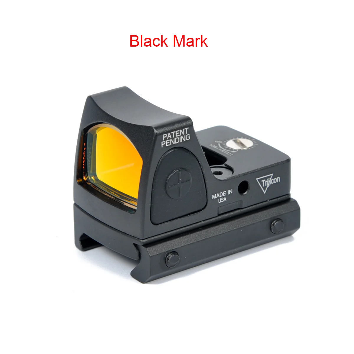 Black Mark Тактический Регулируемый Trijicon RMR Red Dot Reflex Sight 3,25 MOA прицел для охотничьих прицелов подходит для KSC Glock и 1913 страйкбольного пистолета - Цвет: Black Mark