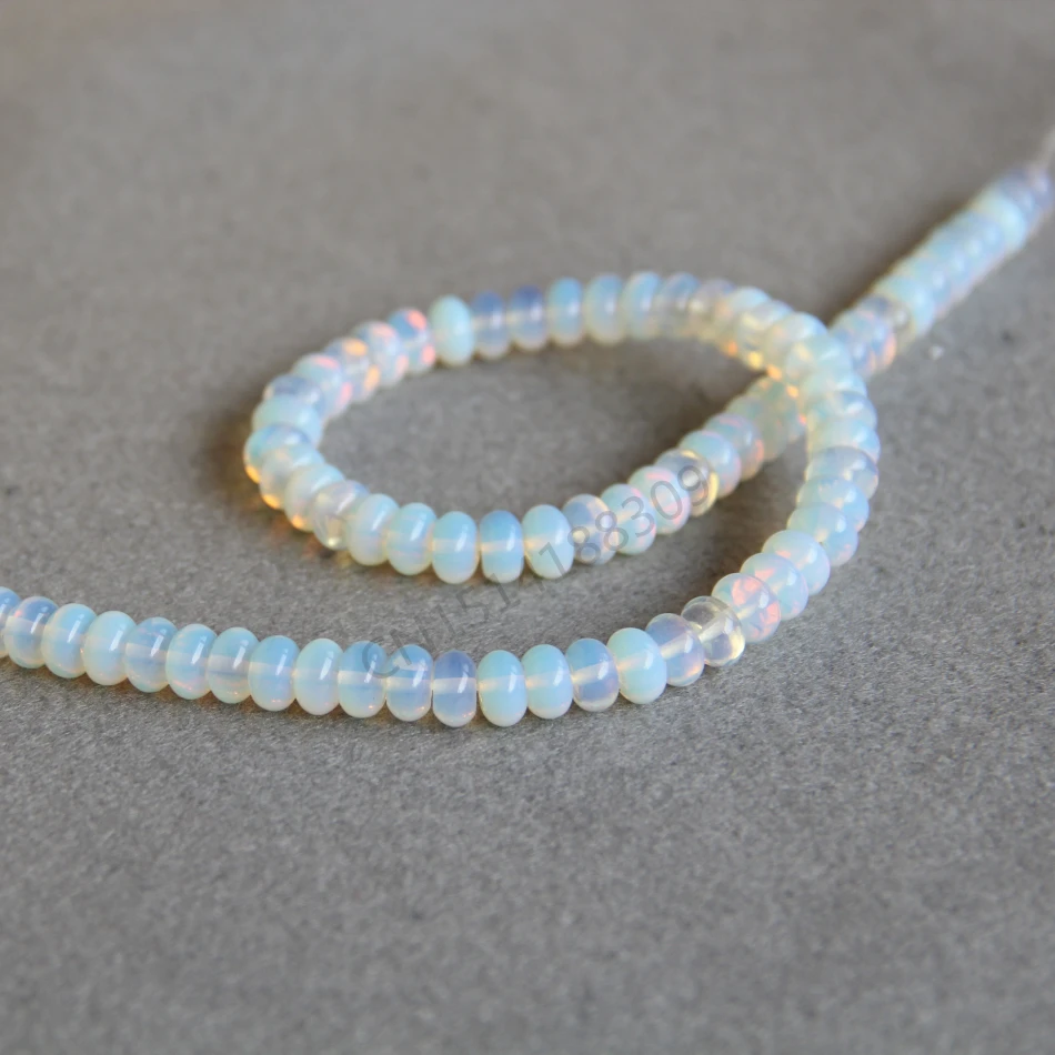 Бусины с круглым опалом 5 х8 мм 15 дюймов | Украшения и аксессуары