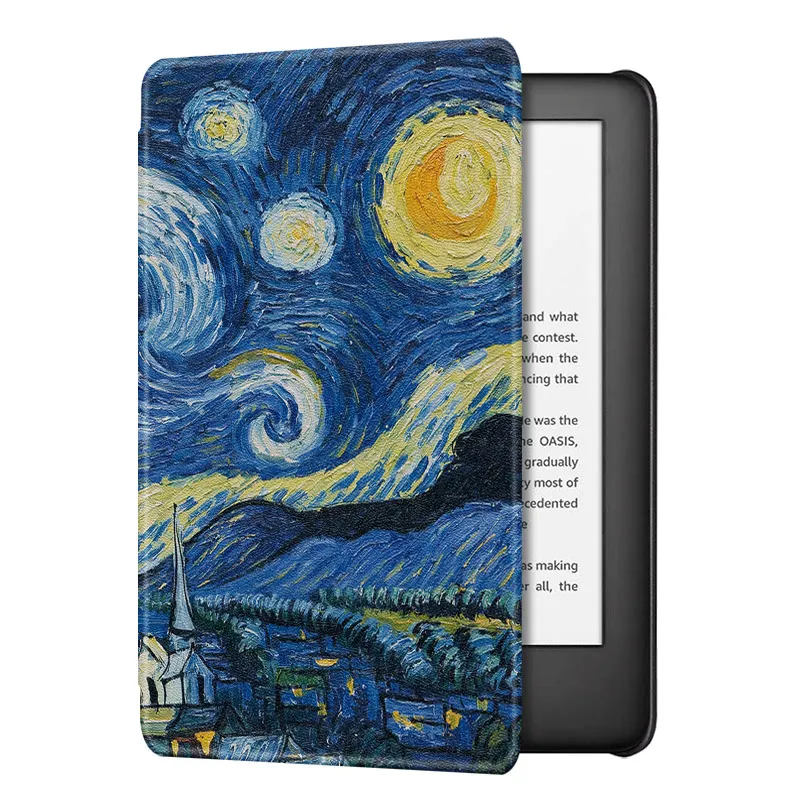 Starry Sky BOZHUORUI чехол для всех-New Kindle(10 поколение, выпуск)-магнитный легкий защитный чехол с автоматическим выключением/пробуждением - Цвет: Starry Sky