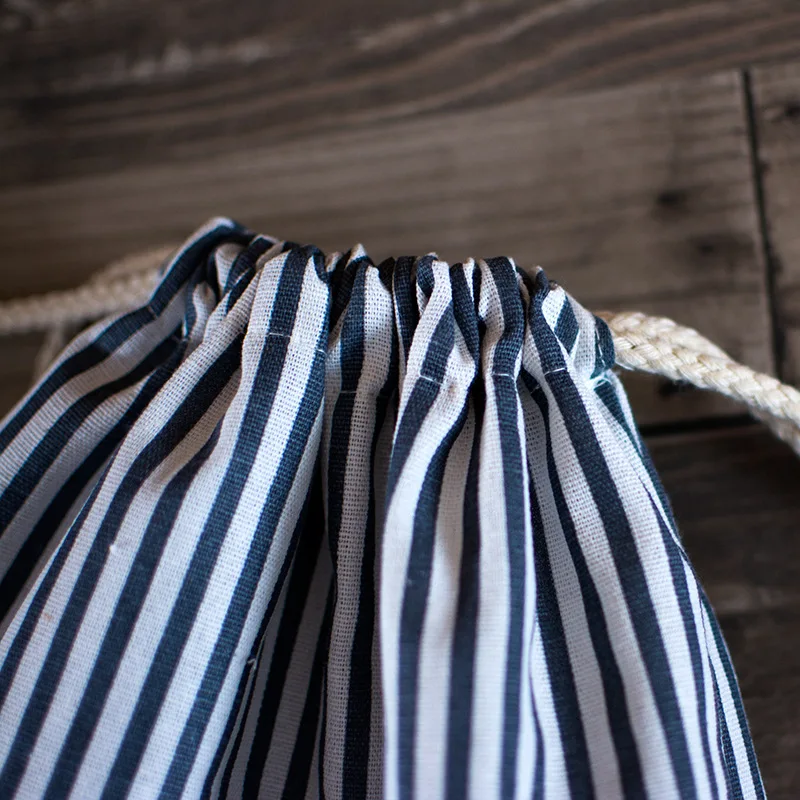 Дорожный рюкзак YILE из хлопка и льна на шнурке сумка для обуви с сортировкой