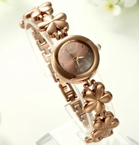 Часы женские кварцевые аналоговые под розовое золото, Прямая поставка