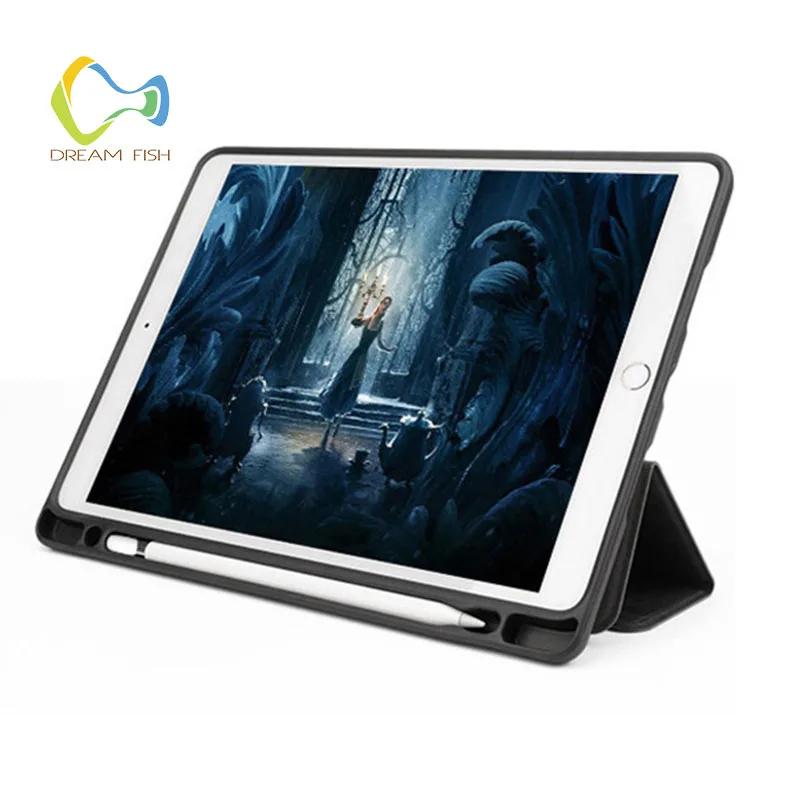 Чехол для iPad Pro 12 9 дюймов 2017 Drop Сопротивление ТПУ + ПУ карандашница услуга Smart Auto