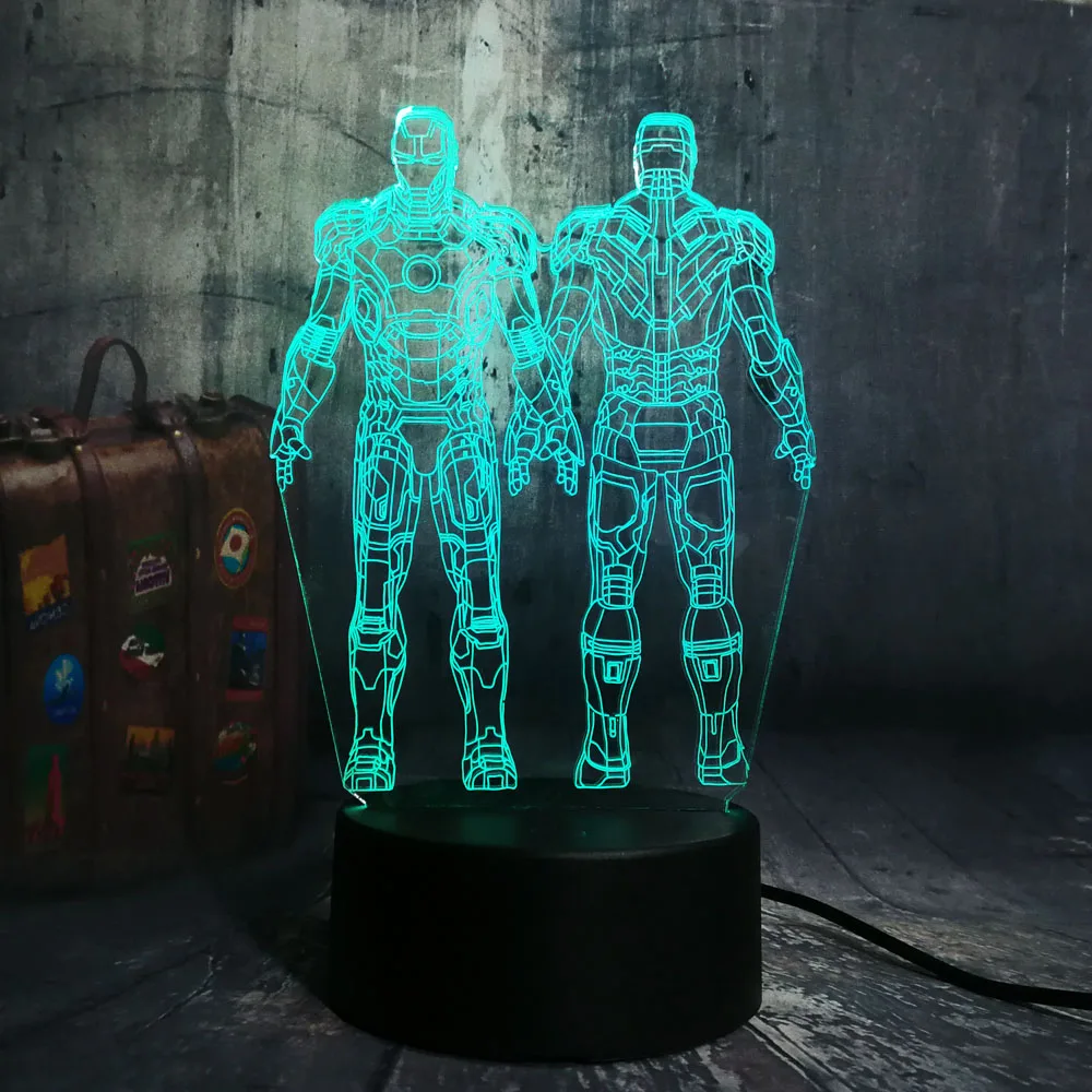 С принтами &quotMarvel&quot &quotМстители&quot супергерой два Железный человек 3D