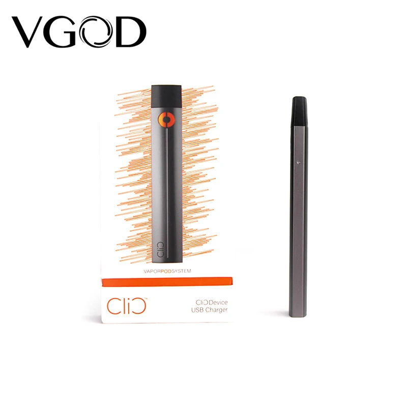 Оригинальный VGOD Clic Vapor аккумулятор система перезаряжаемый 350 мАч контроль