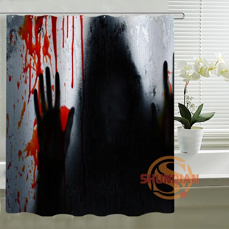 The Walking Dead Horrible Pictures Shower Curtain Bathroom Polyester Fabric Bath Printed | Дом и сад