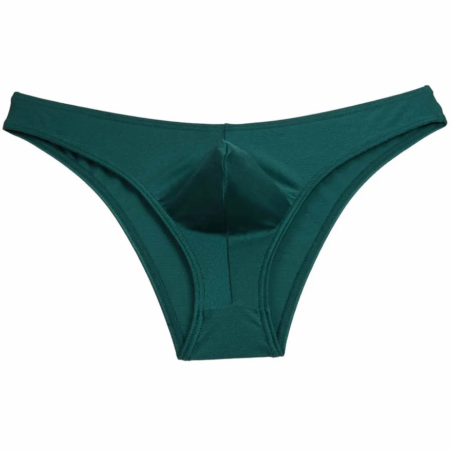 Мужские Блестящие классические трусы бикини с мешочком нижнее белье мини