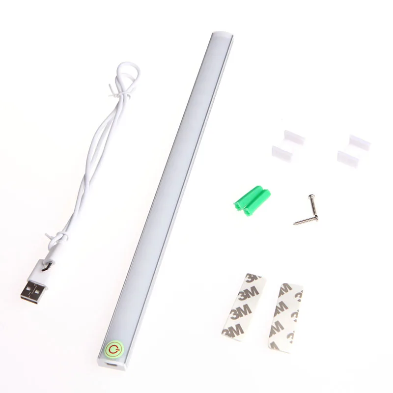 Затемняемый 30 см USB LED сенсорный датчик световая полоса шкафчик гардероб
