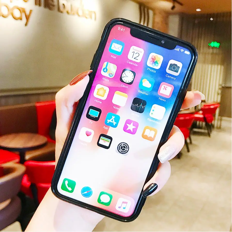 For iphone 6 6S 7 8 Three bear mobile phone shells iPhone Plus Funda X XR XS MAX Drop-proof Back Covers |