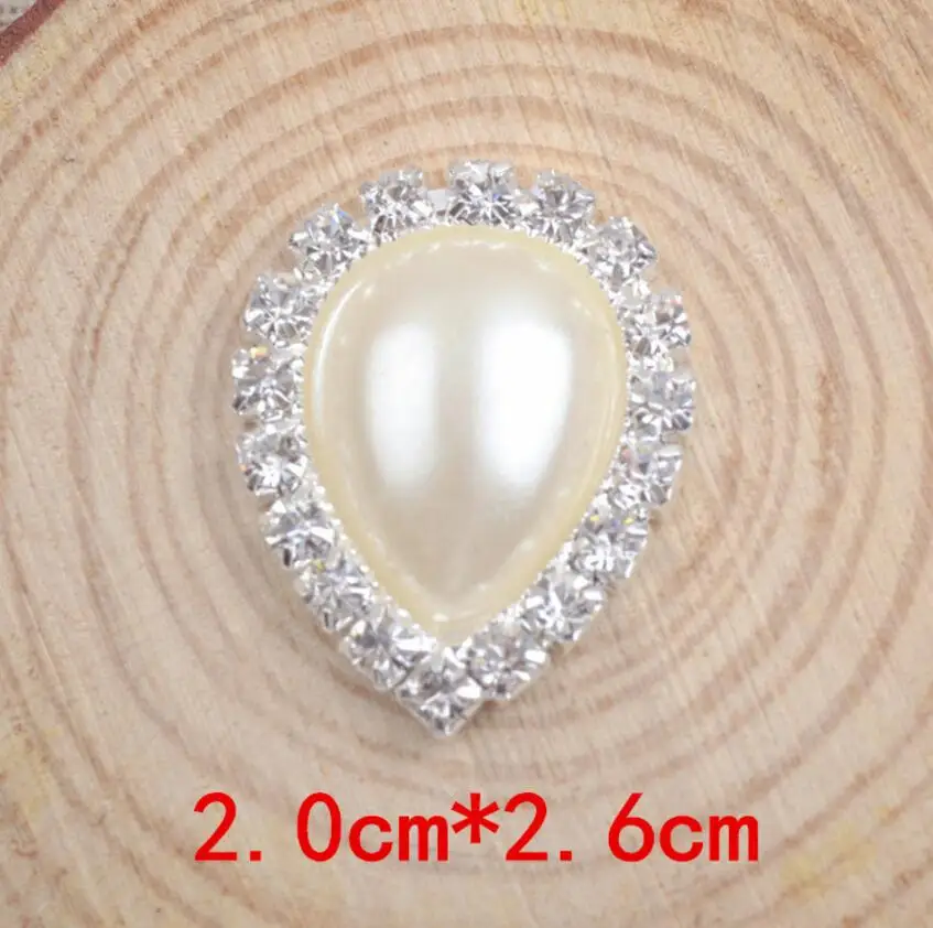 10 шт. посеребренный сплав + жемчужные бусины кнопка для Скрапбукинг поделки шитье