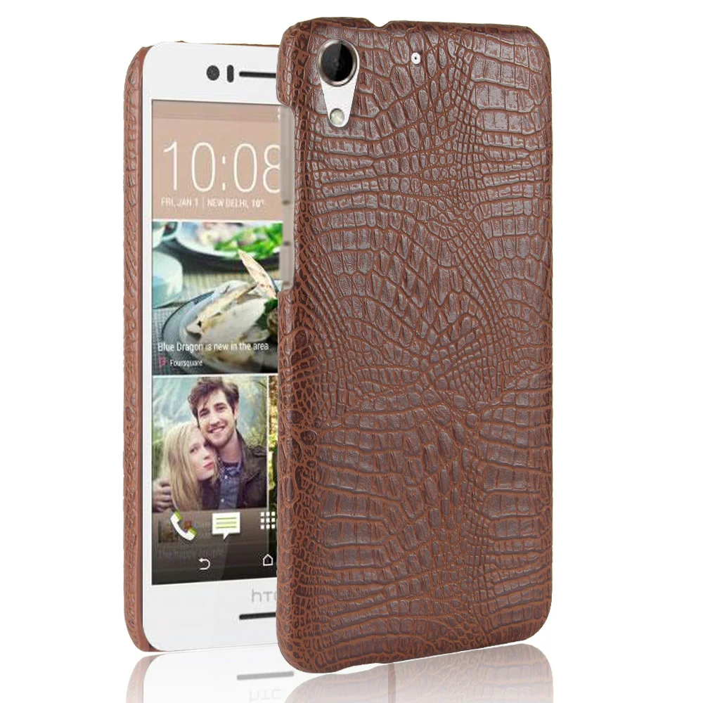 Leather Crocodile Pattern New arrival For HTC Desire 728 D728t D728w Dual Sim Case Retro Luxury Skin Cover Phone | Мобильные