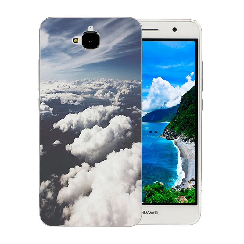 5 0 &quotдля huawei Y6 Pro силиконовый чехол для телефона пейзаж картины Honor 4C