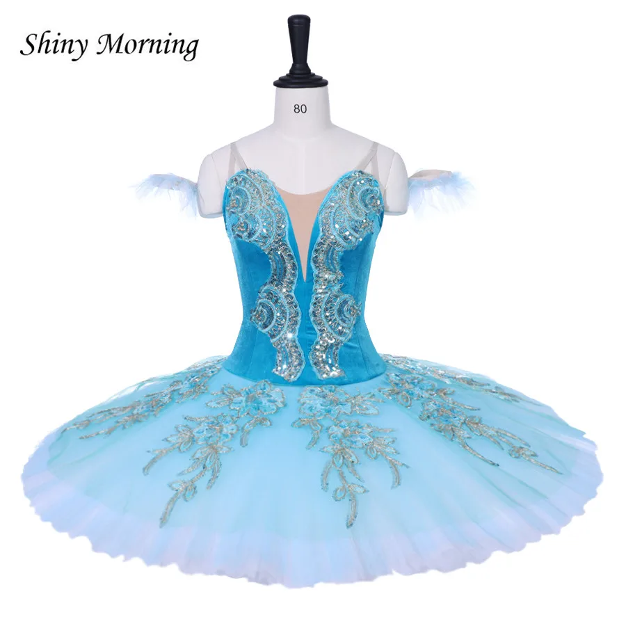 Балетная пачка классическая профессиональная балетная голубая птица принцесса