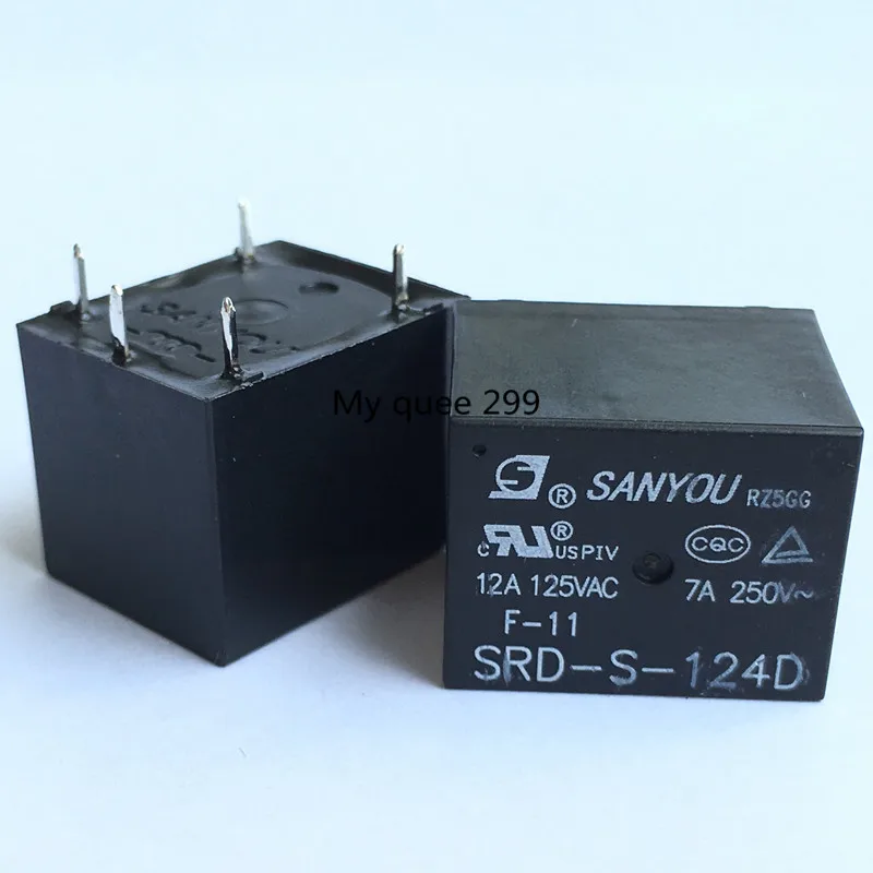 Реле мощности 5 контактов 24 в пост. Тока 12 А|power relay|5pin relayrelay power |