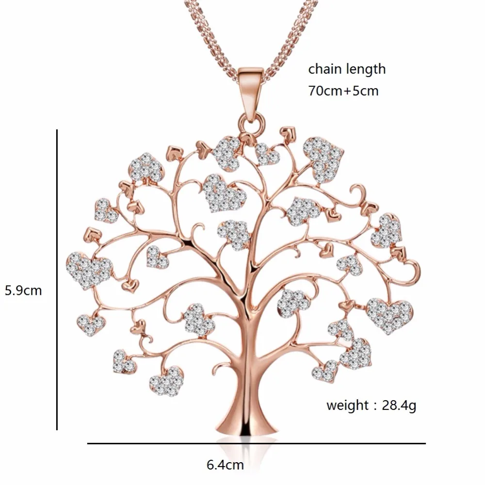 Ожерелье Lureme с кулоном в виде сердца и кристаллом для женщин девочек
