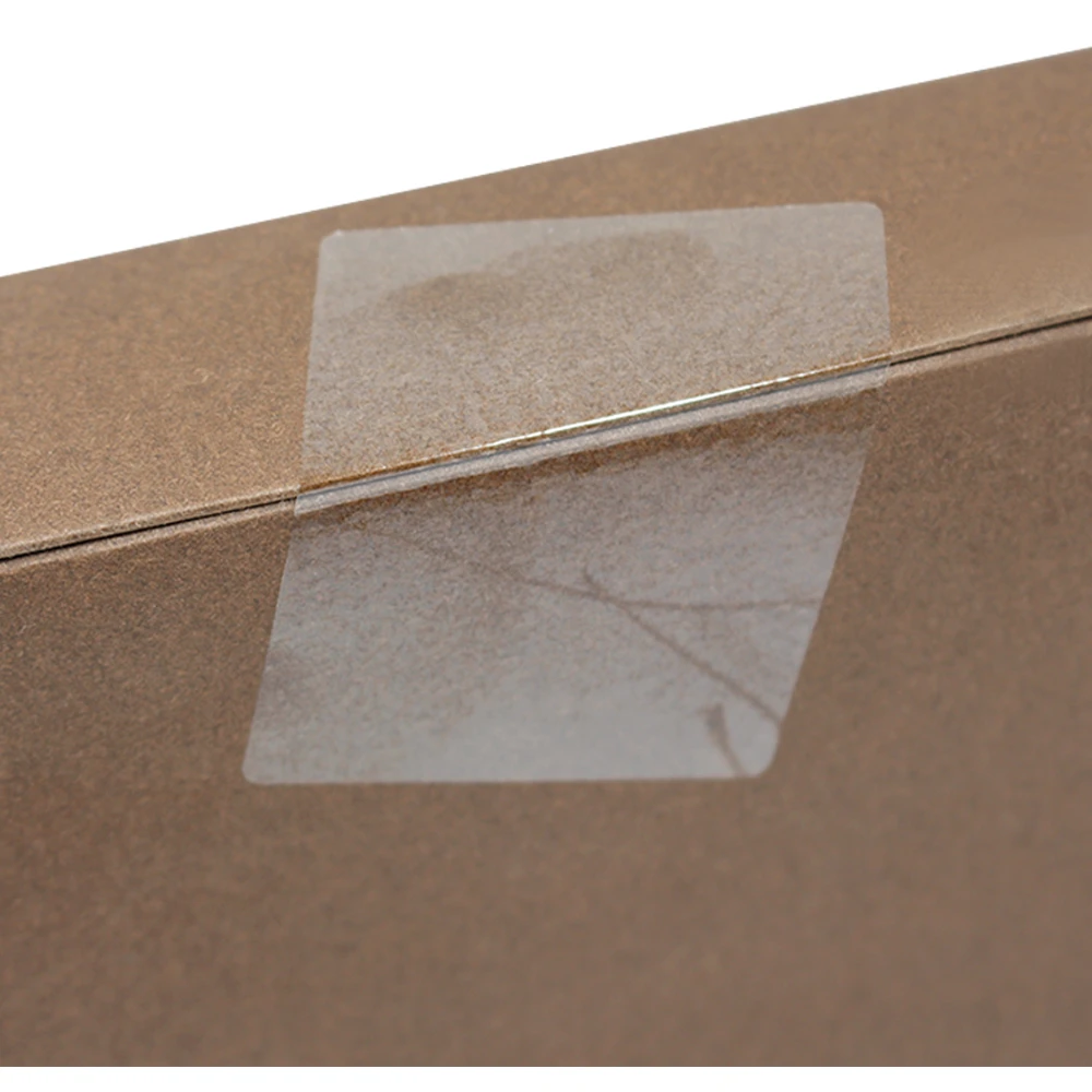 DHL прямоугольная ПВХ прозрачная наклейка для конверта файл карманная коробка