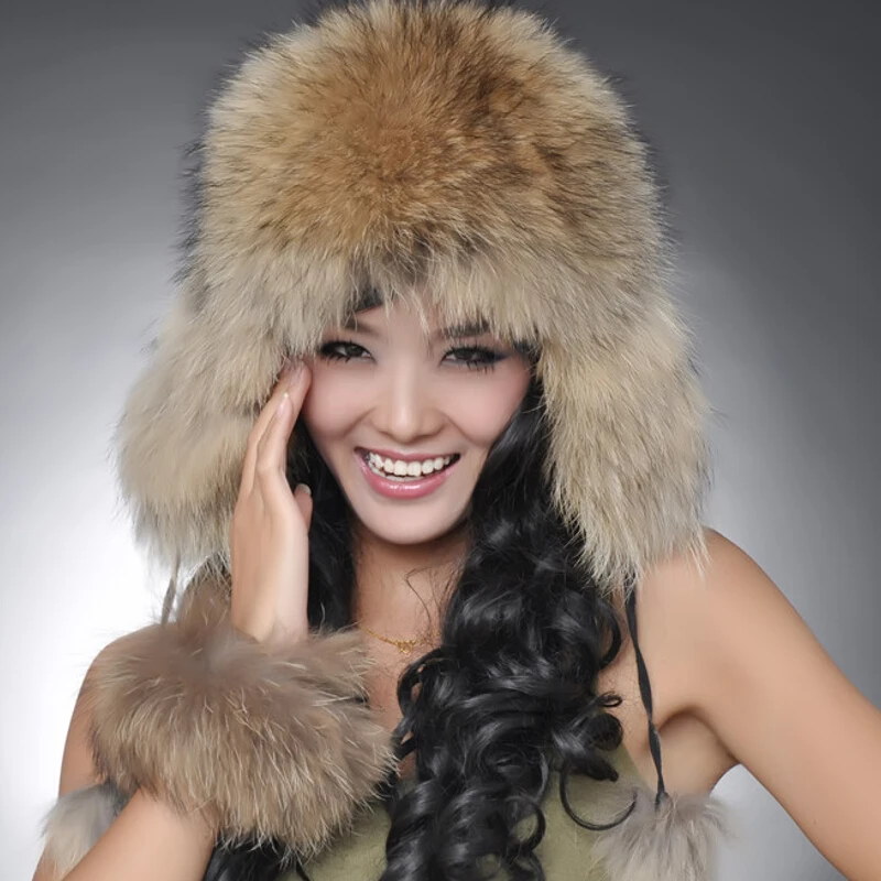 ZDFURS лучший рождественский подарок! 2016 Модная женская шапка из 100% натурального