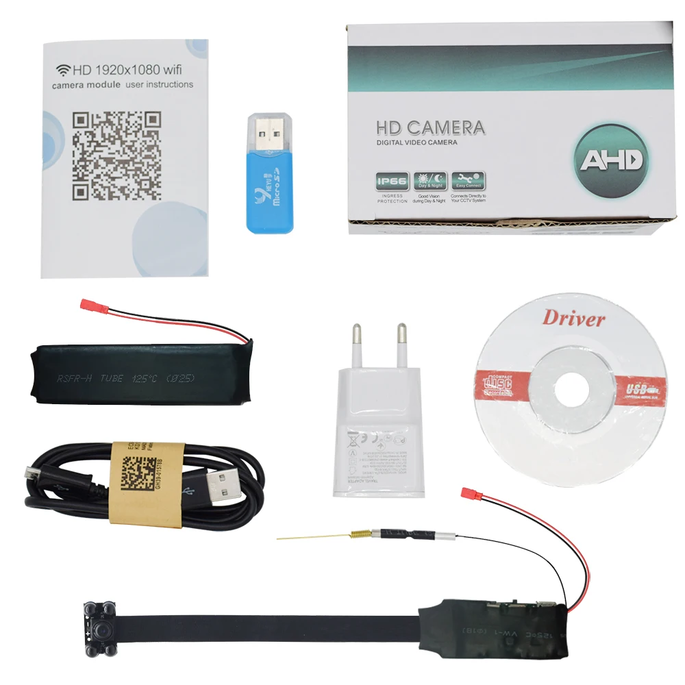 HD1080P мини Wifi камера Wi Fi P2P TF слот видео запись Обнаружение движения Дистанционное