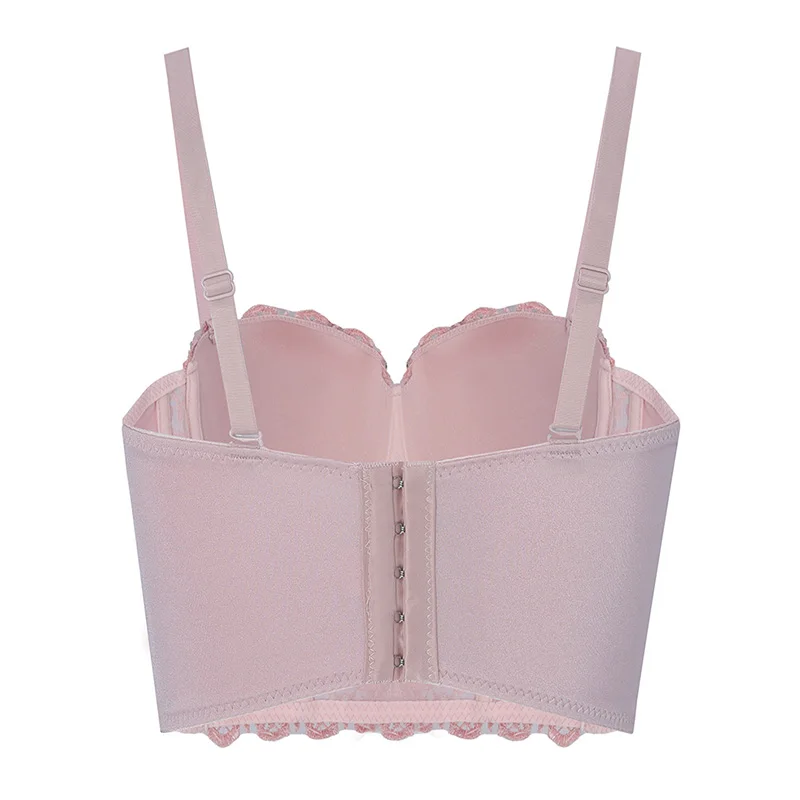 INDRESSME 2019 Новый Сексуальный Кружевной укороченный топ с открытой спиной блестками