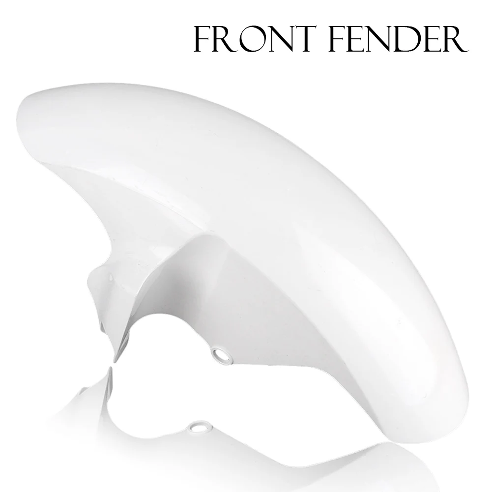 

Unpainted White Front Wheel Fender Mudguard Splash Extension Extender Fairing Cover For Yamaha YZF R6 YZF-R6 2008-2012 Body Kit