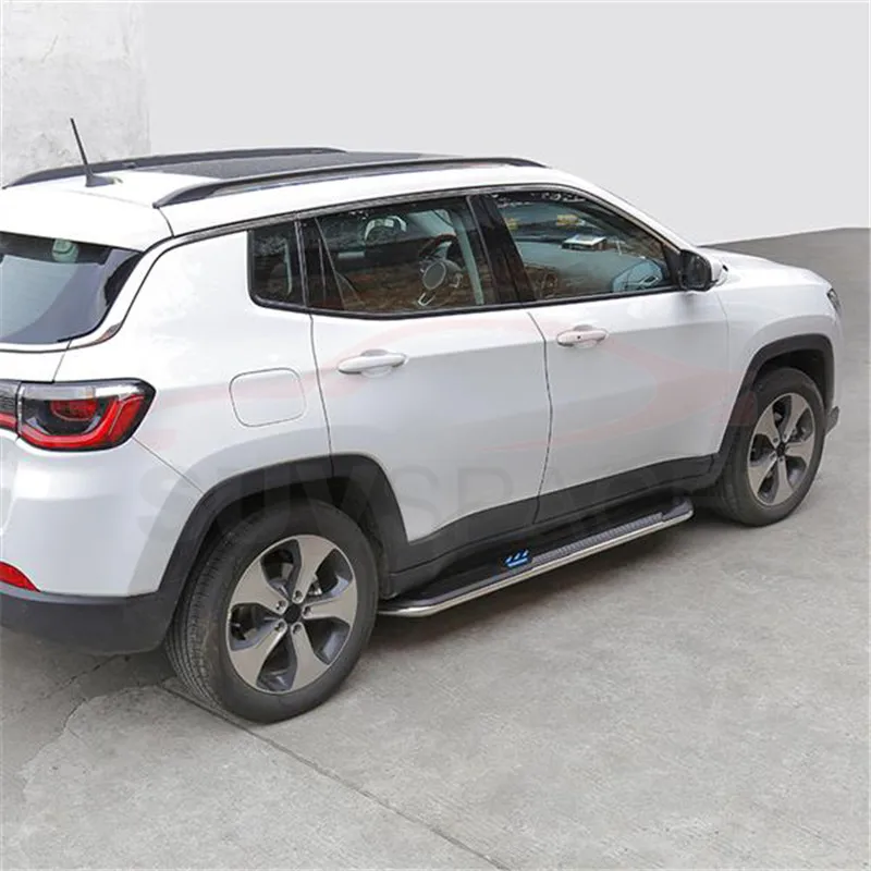 Боковой Шаг подходит для JEEP все новые компас 2017 2020 Беговая доска nerf бар|Педали| |