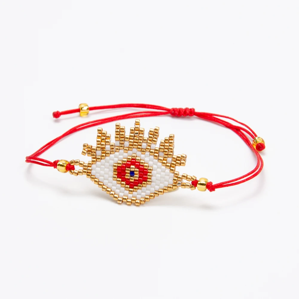 Go2boho Прямая поставка MIYUKI Pulseras сглаза браслет Турция сглаза браслеты ручной работы для женщин Подарки Ювелирные Изделия Delicas бусины