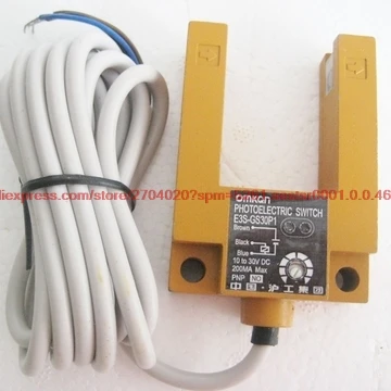 

Trough type photoelectric switch E3S-GS30E4, DC three wire, NPN normally open, U type sensor