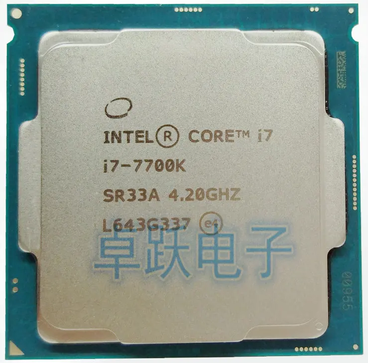 Процессор Intel Core 7 серии I7 7700K I7-7700K процессор LGA 1151 14 нанометров четырехъядерный процессор