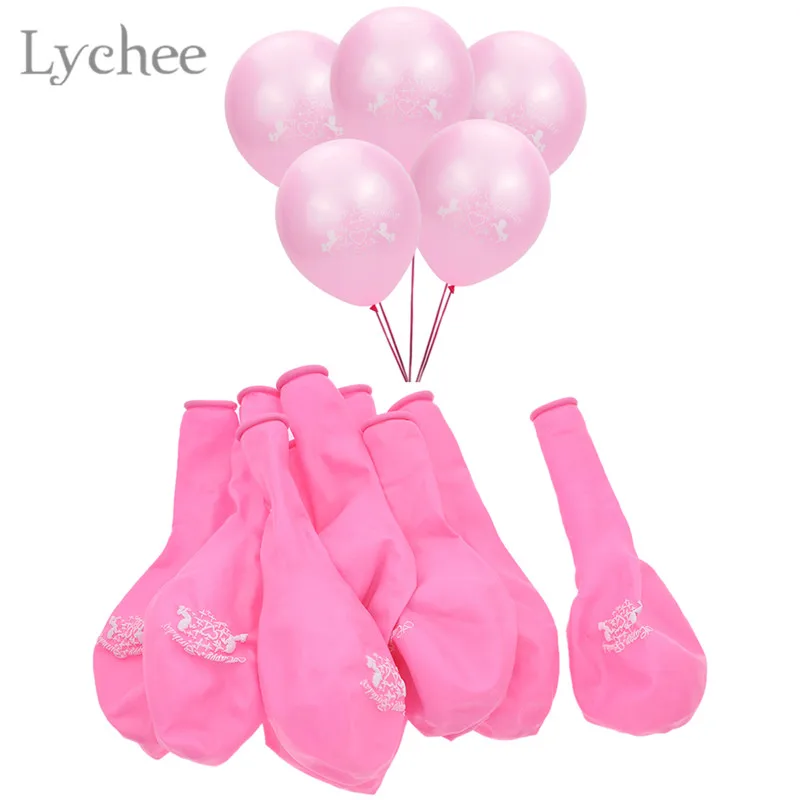 10 шт. латексные воздушные шарики в виде единорога Lychee Life Свадебные товары для