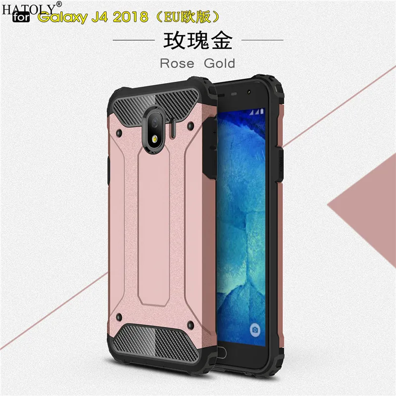 Чехол для Samsung Galaxy J4 противоударный прочный защитный чехол силиконовый бампер