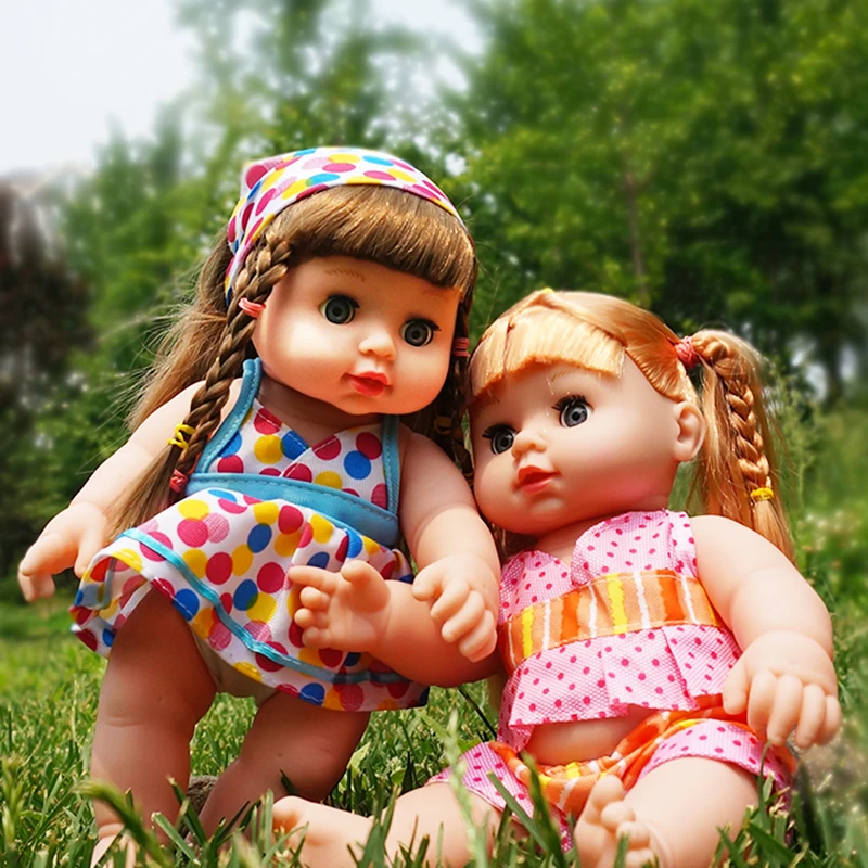 

Speak Blink Baby Doll Toys Reborn Baby Doll Soft Vinyl Silicone Lifelike Alive Babies Toy For Kids Girls Birthday Chirstmas Gift