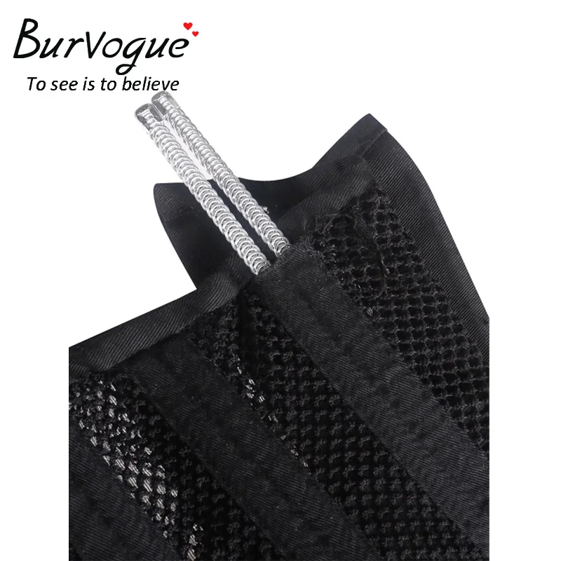 Женский корсет с двойными стальными косточками Burvogue для похудения дышащей