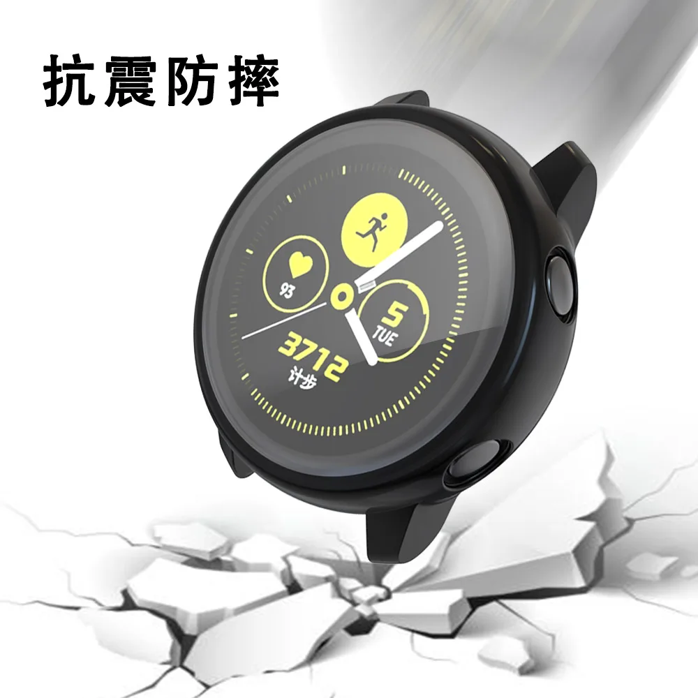 Защитный чехол с покрытием для Samsung Galaxy Watch Active Ультратонкий Мягкий силиконовый 40